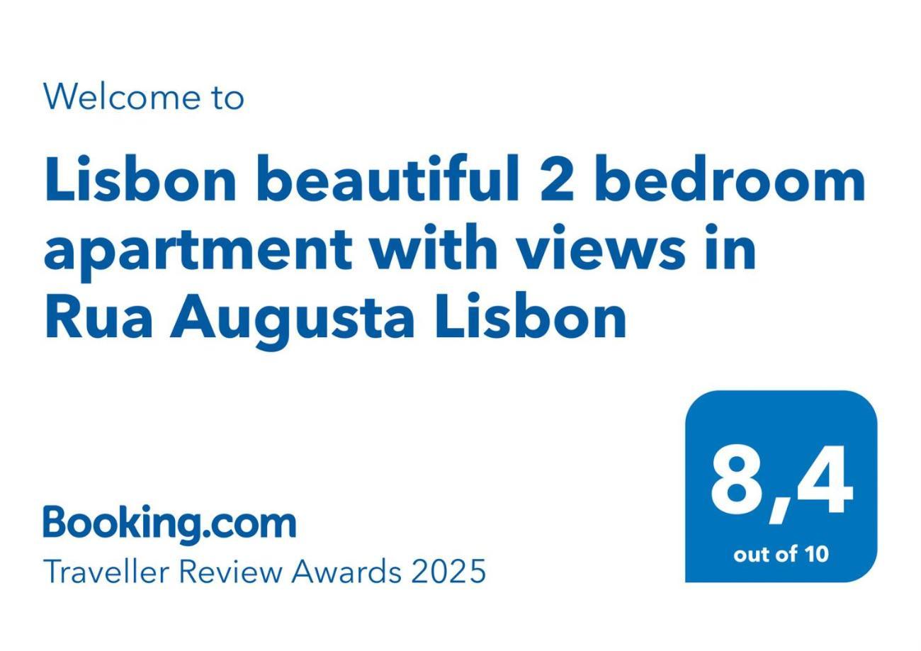 Lisbon Beautiful 2 Bedroom Apartment With Views In Rua Augusta Lissabon Exterior foto
